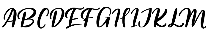 Blinking GOR5P Font UPPERCASE