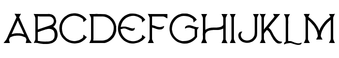 Bohemian Hunter Thin Rough Font LOWERCASE