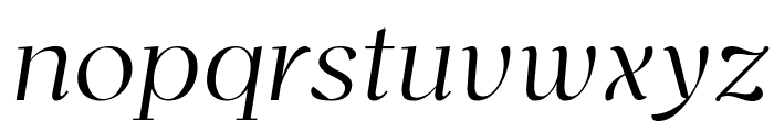 Bovino ExtraLightItalic 1 Font LOWERCASE