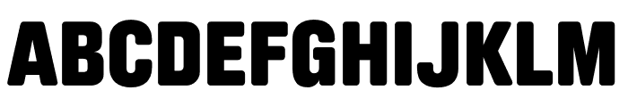 Brauer ExtraBlack Font UPPERCASE