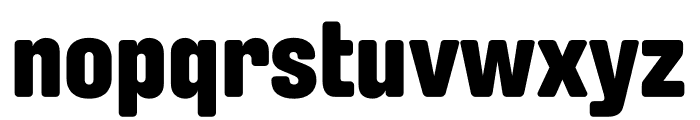 Brauer ExtraBlack Font LOWERCASE