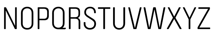 Brauer Light Font UPPERCASE
