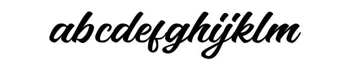 Brushtinademoregular W1ayp Font LOWERCASE