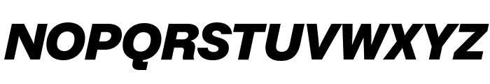 Brut Grotesque WEBL Black Italic Font UPPERCASE