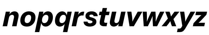 Brut Grotesque WEBL Bold Italic 1 Font LOWERCASE
