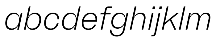 Brut Grotesque WEBL Extralight Italic FONT