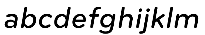 Bryant 2 Medium Italic Font LOWERCASE