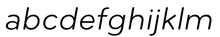 Bryant 2 Regular Italic Font LOWERCASE