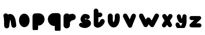 Bubble Bliss Font LOWERCASE