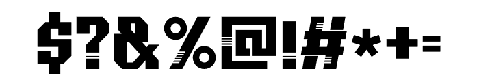 Builder Block Font OTHER CHARS