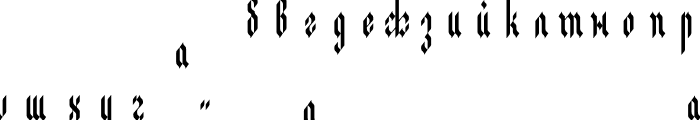 Bulgothic Font OTHER CHARS