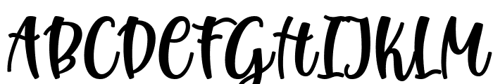 Bummy Font By Dani 7NTypes Font UPPERCASE