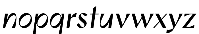 BuonaDisplay RegularOblique Font LOWERCASE