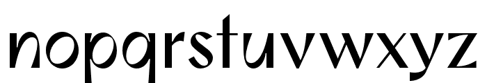 BuonaDisplay Regular Font LOWERCASE