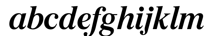 Burgess Semibold Italic Pro Font LOWERCASE