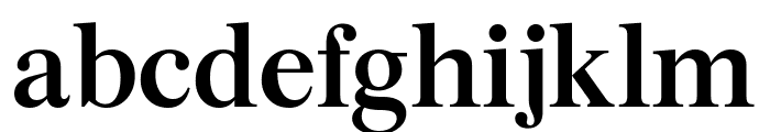 Burgess Semibold Pro Font LOWERCASE