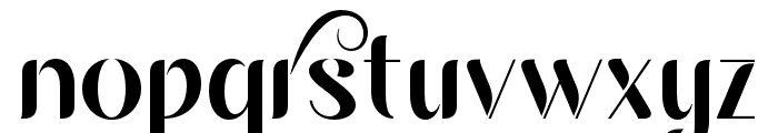 Burgile Trial Font LOWERCASE