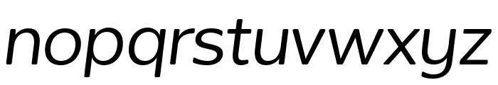 Byrd LightItalic Font LOWERCASE