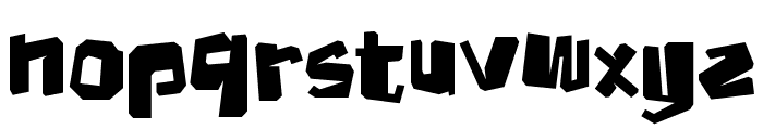 CRUXSHRED Font LOWERCASE