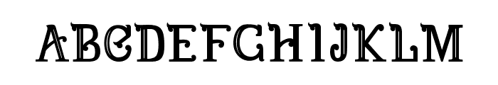 Caernarfon   Inline Font LOWERCASE