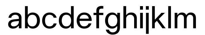 Caja Regular Font LOWERCASE