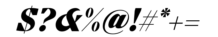 Cako Black Italic Font OTHER CHARS