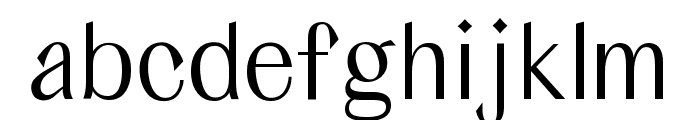 Calyces Regular Font LOWERCASE