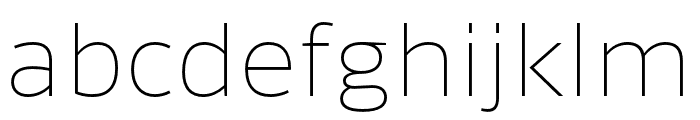 Canal Thin Font LOWERCASE