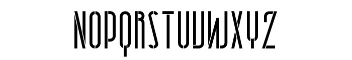 CandorStencil Font UPPERCASE