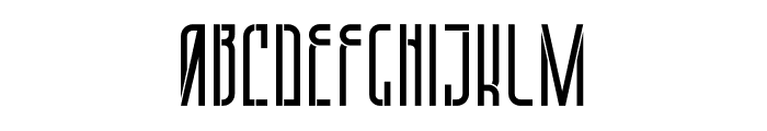 CandorStencil Font LOWERCASE