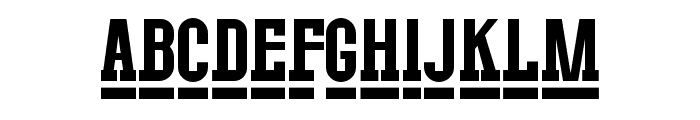 CapitalCity Regular Font LOWERCASE