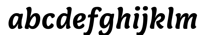 Capucine Bold Italic Font LOWERCASE