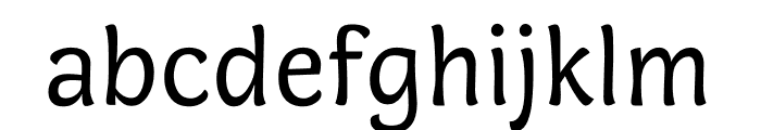 Capucine Regular Font LOWERCASE