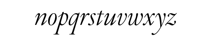 Cardinal Classic Long Italic Font LOWERCASE