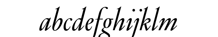 Cardinal Classic Long Medium Italic Font LOWERCASE