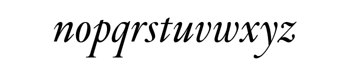 Cardinal Classic Long Medium Italic Font LOWERCASE