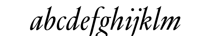 Cardinal Classic Mid Medium Italic Font LOWERCASE