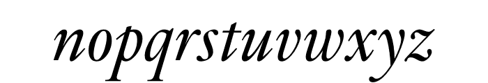 Cardinal Classic Mid Medium Italic Font LOWERCASE