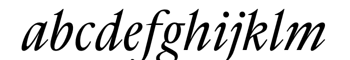 Cardinal Classic Short Medium Italic Font LOWERCASE