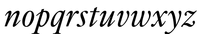 Cardinal Classic Short Medium Italic Font LOWERCASE