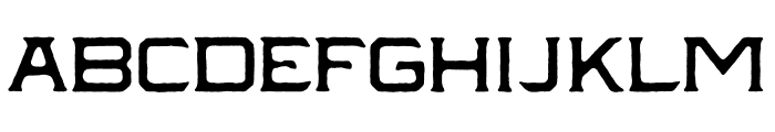 Caskier   Rough Font UPPERCASE