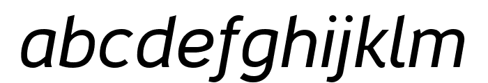 Casper Regular Italic Font LOWERCASE