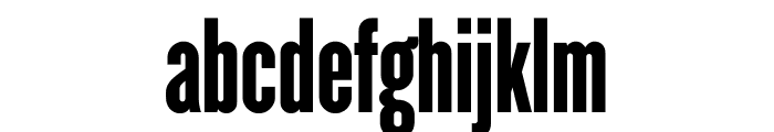 Champion Gothic Featherweight Font LOWERCASE