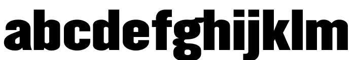 Champion Gothic Middleweight Font LOWERCASE
