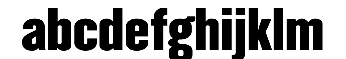 Champion Gothic Welterweight Font LOWERCASE