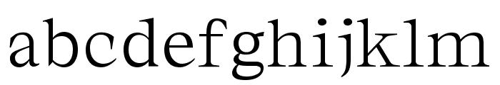 Chapter Light Font LOWERCASE