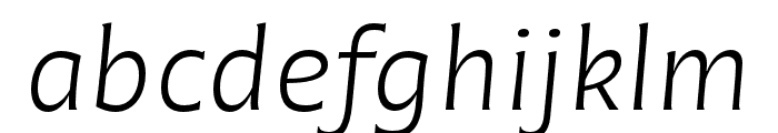 Chercan Fina Italica Font LOWERCASE