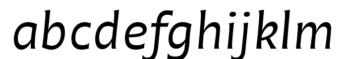 Chercan Gris Italica Font LOWERCASE
