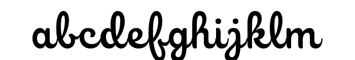 Choco Regular Font LOWERCASE