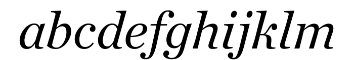 Chronicle Deck Italic Font LOWERCASE
